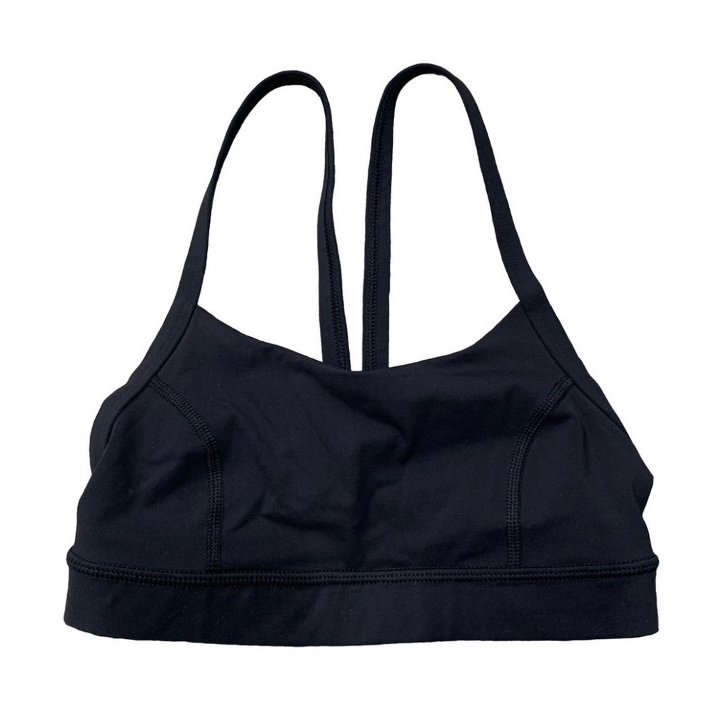 Black lululemon sports bra size 2